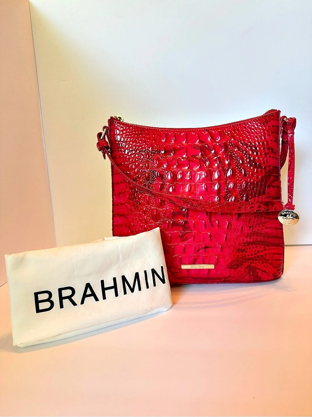 Brahmin Katie Crossbody Red Dragon Melbourne